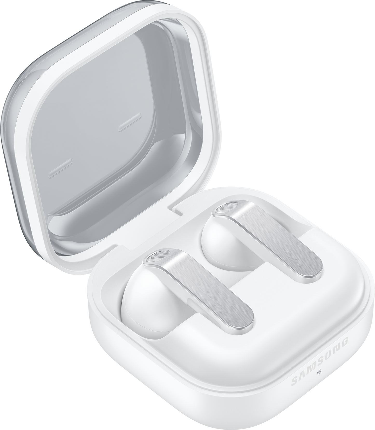 Handsfree Bluetooth Samsung Galaxy Buds4, Hvit SM-R540NZWAEUE