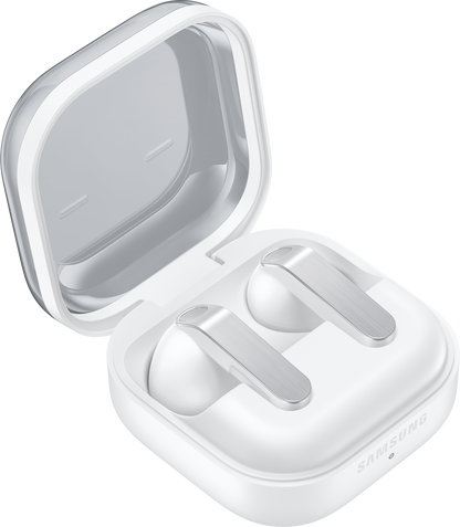 Handsfree Bluetooth Samsung Galaxy Buds4, Hvit SM-R540NZWAEUE