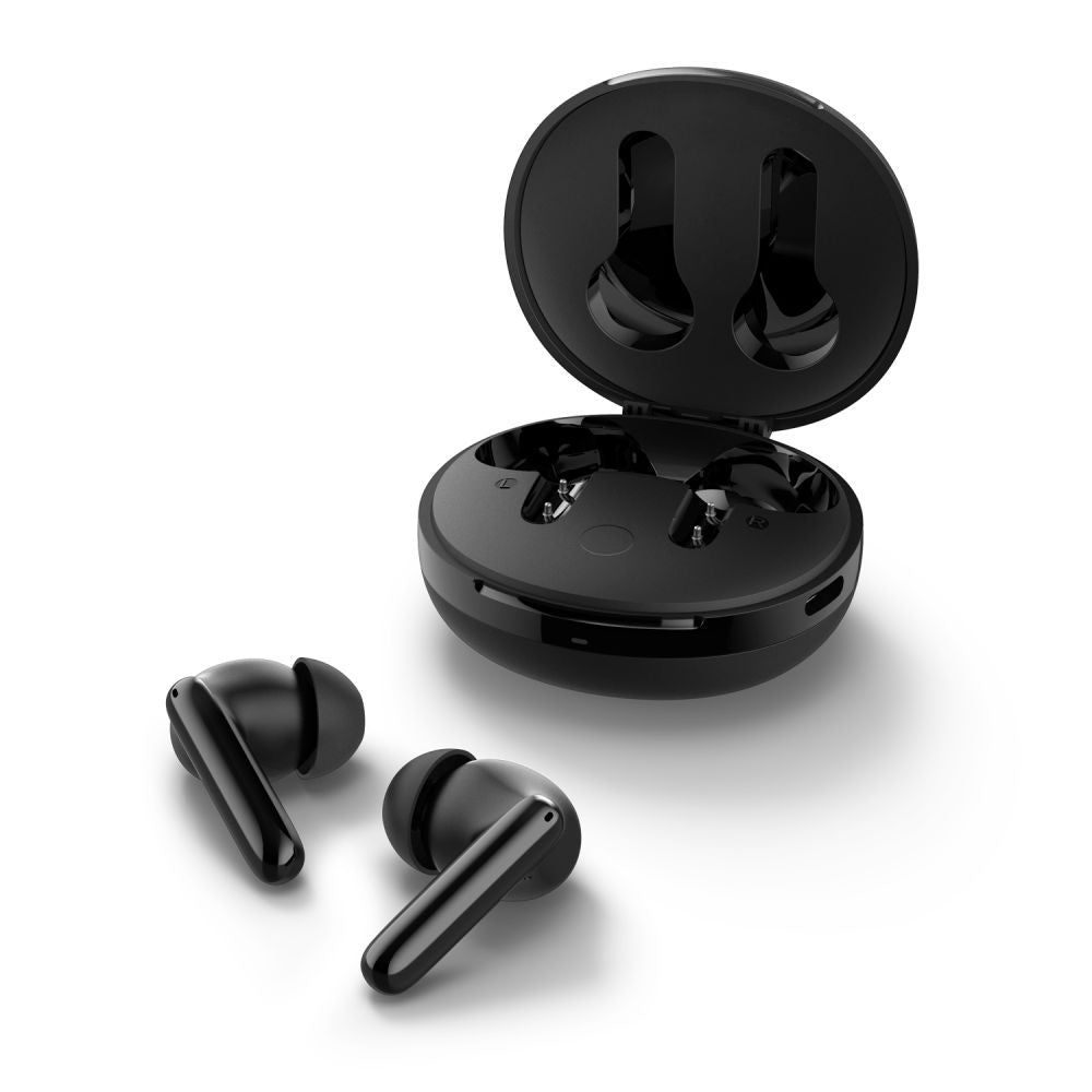 Handsfree Bluetooth Spigen SA2400, TWS, ANC, Svart