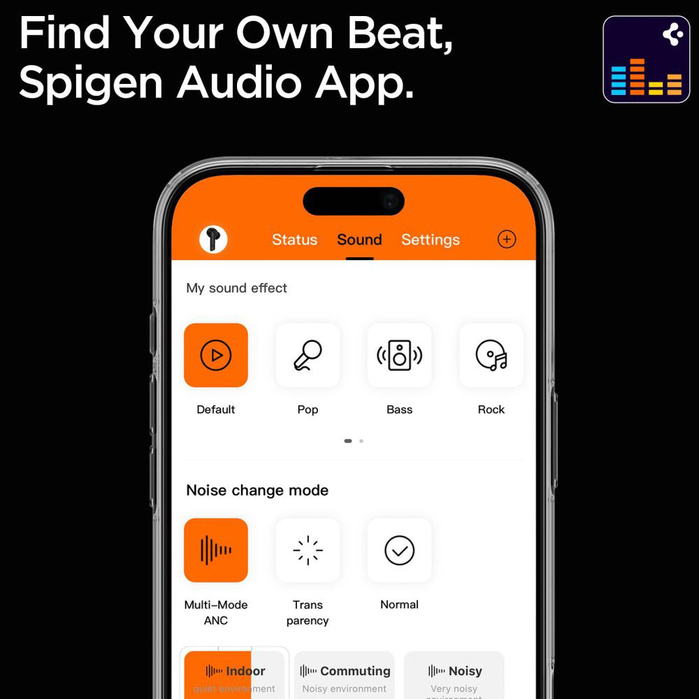 Handsfree Bluetooth Spigen SA2401, TWS, ANC, Hvit
