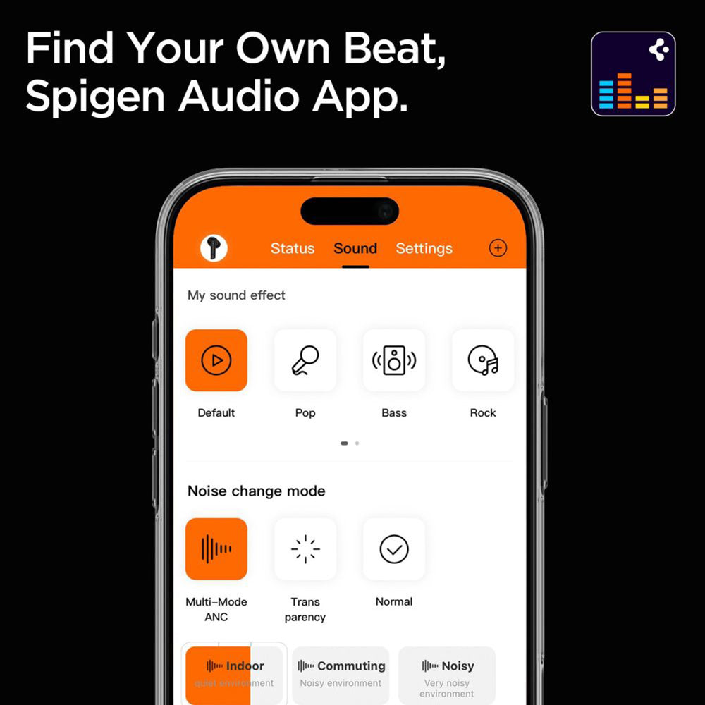 Handsfree Bluetooth Spigen SA2403, A2DP, ANC, Svart ASD09691