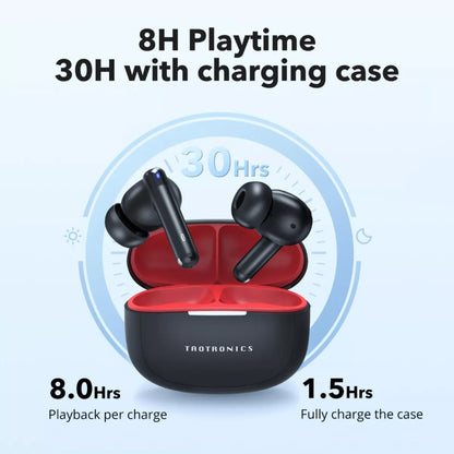 Bluetooth-handsfree TaoTronics TT-BH1120, TWS, Svart