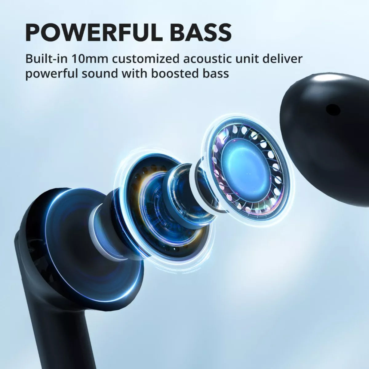 Bluetooth-handsfree TaoTronics TT-BH1120, TWS, Svart