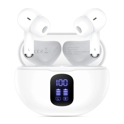 Handsfree Bluetooth Tech-Protect Ultraboost Pro G2, TWS, Hvit
