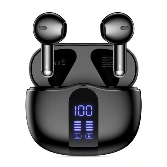 Handsfree Bluetooth Tech-Protect Ultraboost Core G2, TWS, Svart