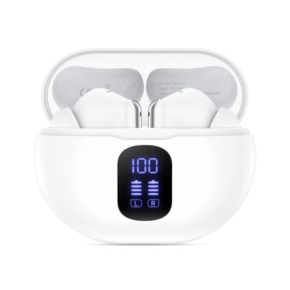 Handsfree Bluetooth Tech-Protect Ultraboost Pro G2, TWS, Hvit