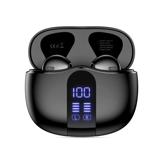 Handsfree Bluetooth Tech-Protect Ultraboost Core G2, TWS, Svart