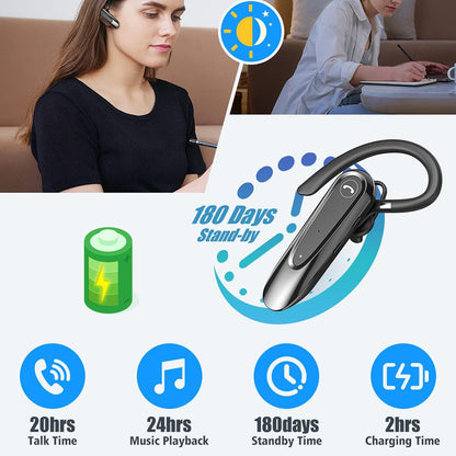 Handsfree Bluetooth Techsuit CB2 AirTalk, A2DP, Svart