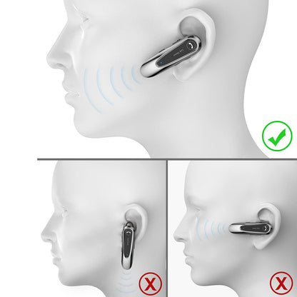 Handsfree Bluetooth Techsuit CB2 AirTalk, A2DP, Svart