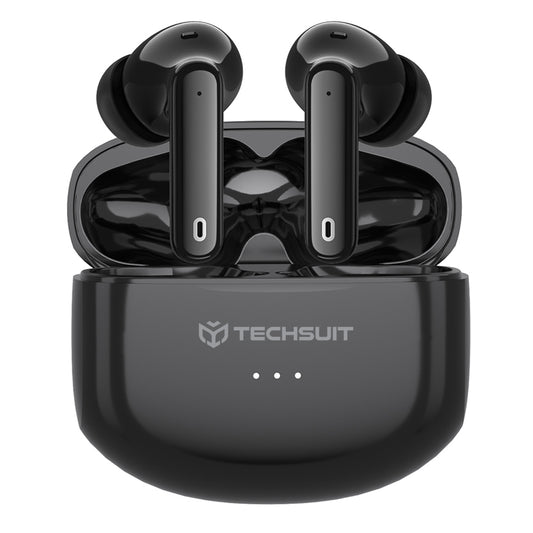 Handsfree Bluetooth Techsuit CW1 Audira Pro, TWS, ANC, Svart