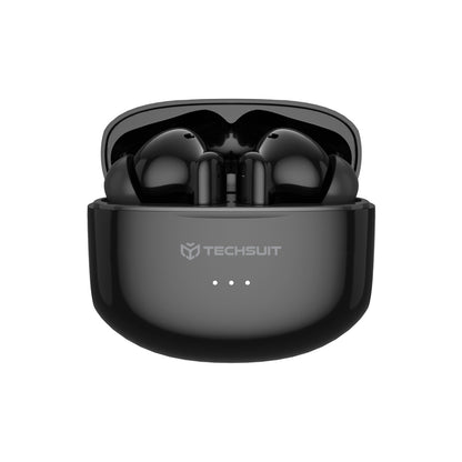 Handsfree Bluetooth Techsuit CW1 Audira Pro, TWS, ANC, Svart