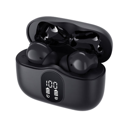 Handsfree Bluetooth Techsuit CW3 WaveBeat 100, TWS, ANC, Svart