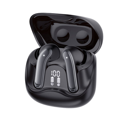 Handsfree Bluetooth Techsuit CW5 EchoFit Pro, TWS, ANC, MultiPoint, Svart