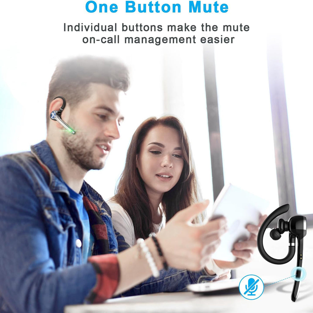 Handsfree Bluetooth Techsuit NeXound G7, MultiPoint, A2DP, Svart