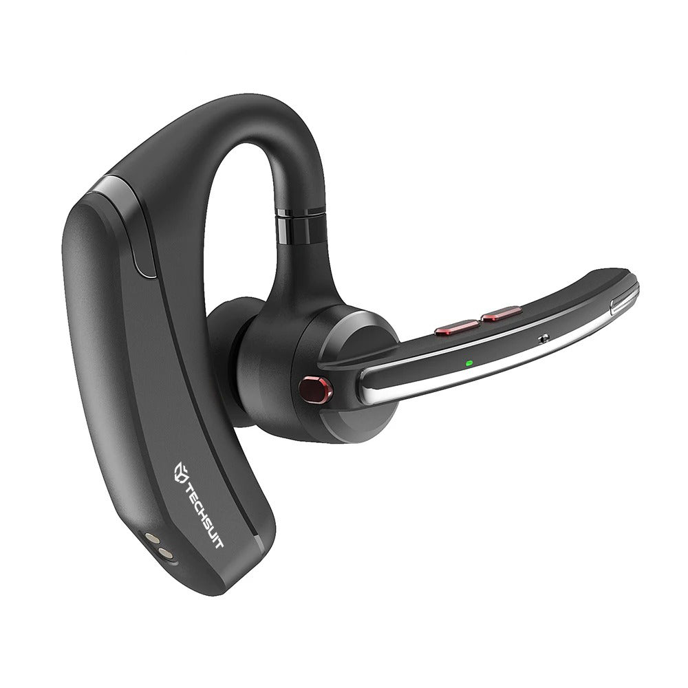 Bluetooth-hodesett Techsuit SoundForce Pro G10 for Call Center, A2DP, svart