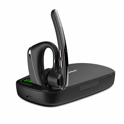 Bluetooth-hodesett Techsuit SoundForce Pro G10 for Call Center, A2DP, svart