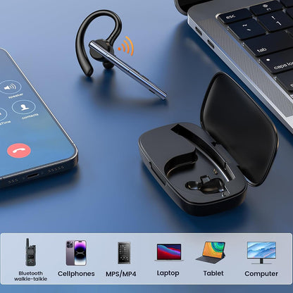 Handsfree Bluetooth Techsuit Vocelis Pro CB4, A2DP, Blå