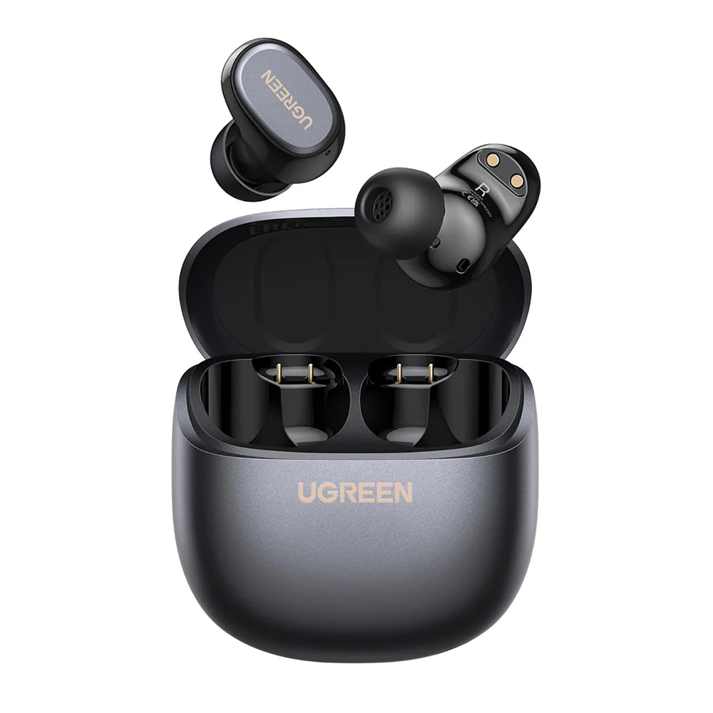 Handsfree Bluetooth UGREEN Dots (75628), TWS, MultiPoint, Svart