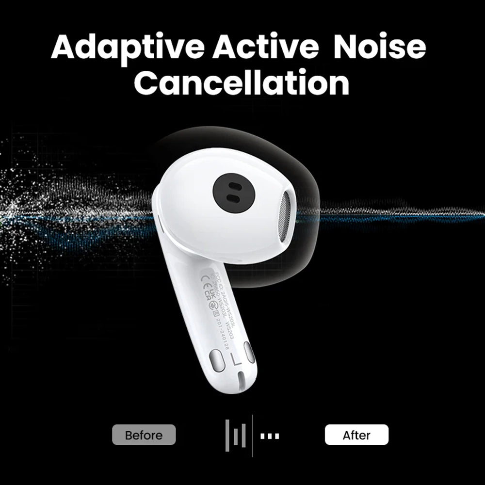 Handsfree Bluetooth UGREEN HiTune H6 Pro WS203, TWS, ANC, Hvit