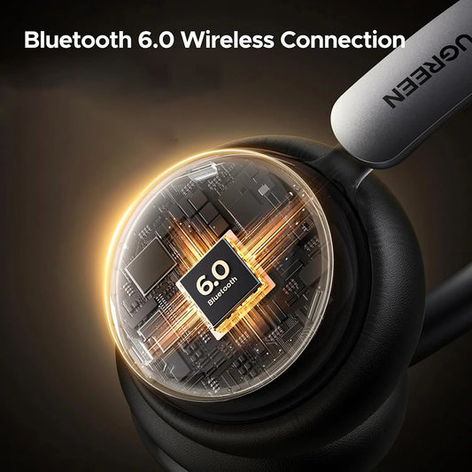 Handsfree Bluetooth UGREEN HiTune Studio Plus HP207, A2DP, ANC, Sølv