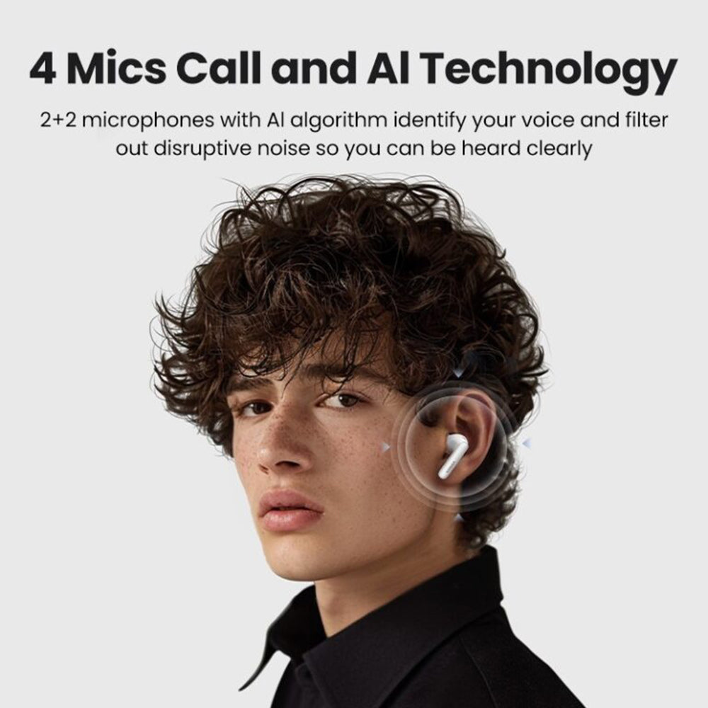 Handsfree Bluetooth UGREEN HiTune T3 Pro WS206, TWS, ANC, MultiPoint, Hvit