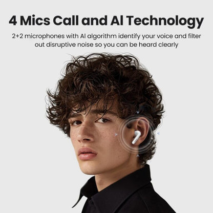 Handsfree Bluetooth UGREEN HiTune T3 Pro WS206, TWS, ANC, MultiPoint, Hvit