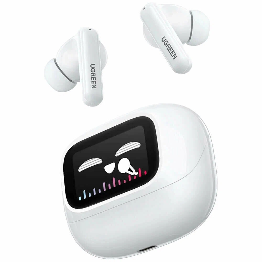Handsfree Bluetooth UGREEN HiTune T6 Magic WS211, TWS, ANC, MultiPoint, Hvit