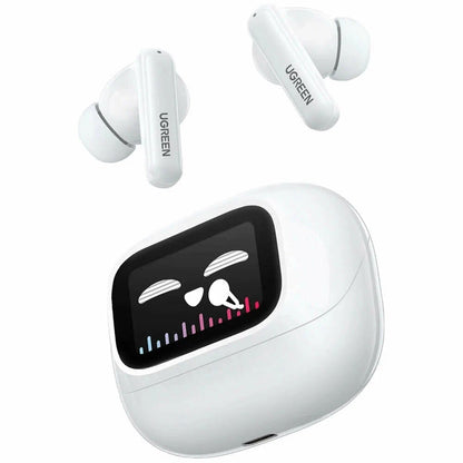 Handsfree Bluetooth UGREEN HiTune T6 Magic WS211, TWS, ANC, MultiPoint, Hvit