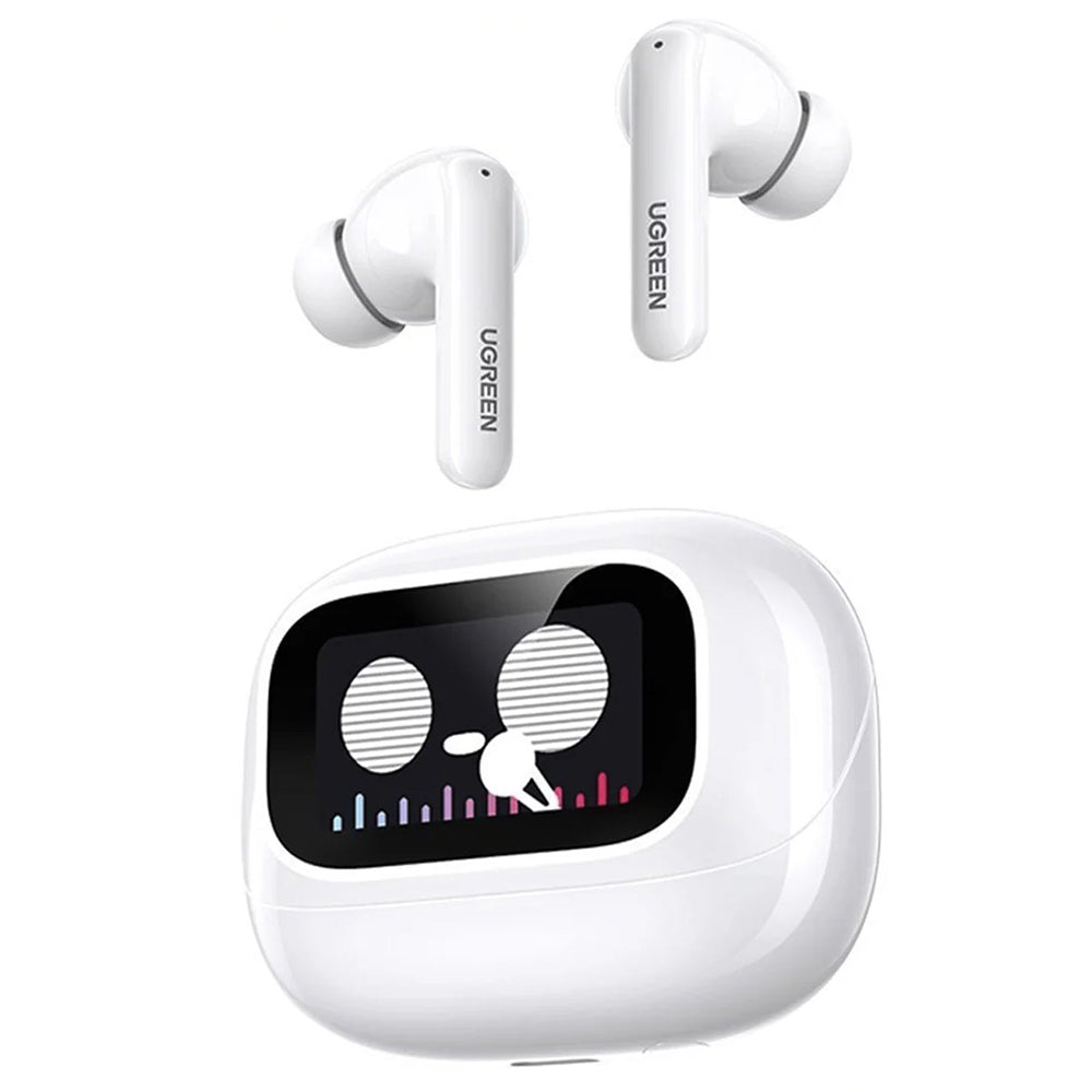 Handsfree Bluetooth UGREEN HiTune T6 Magic WS211, TWS, ANC, MultiPoint, Hvit