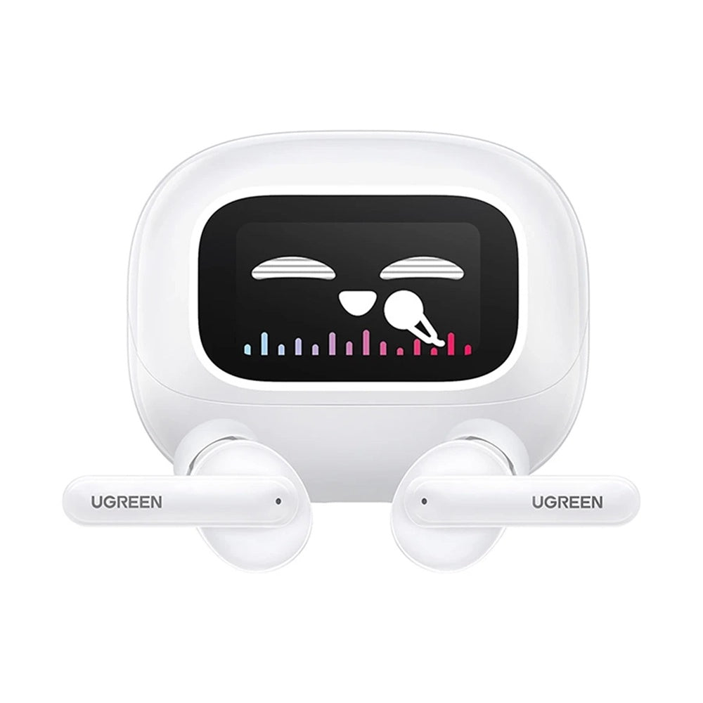 Handsfree Bluetooth UGREEN HiTune T6 Magic WS211, TWS, ANC, MultiPoint, Hvit