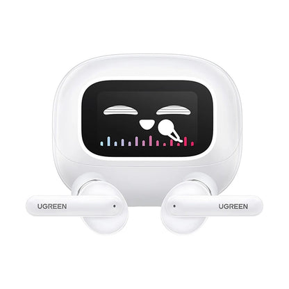 Handsfree Bluetooth UGREEN HiTune T6 Magic WS211, TWS, ANC, MultiPoint, Hvit