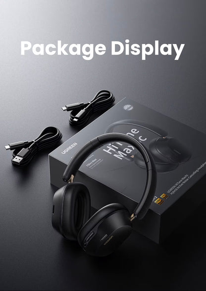 Handsfree Bluetooth UGREEN HiTune Max5C HP203, A2DP, ANC, Svart