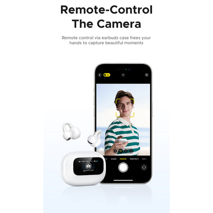 Handsfree Bluetooth UGREEN S6 ClipBuds Magic WS208, TWS, Hvit