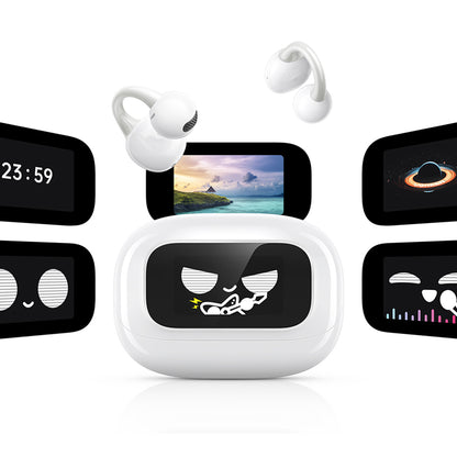 Handsfree Bluetooth UGREEN S6 ClipBuds Magic WS208, TWS, Hvit