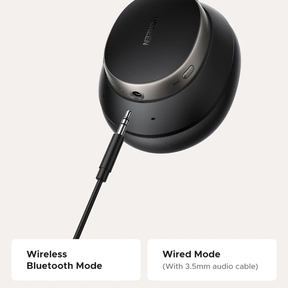 Handsfree Bluetooth UGREEN Studio Pro HP206, A2DP, ANC, Svart