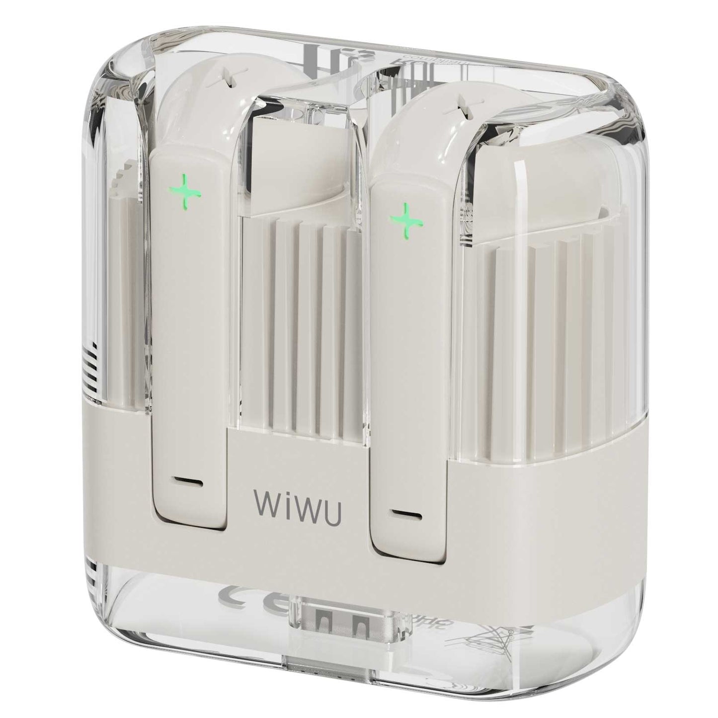 Bluetooth håndfri WiWu T21, TWS, hvit 