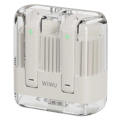 Bluetooth håndfri WiWu T21, TWS, hvit 