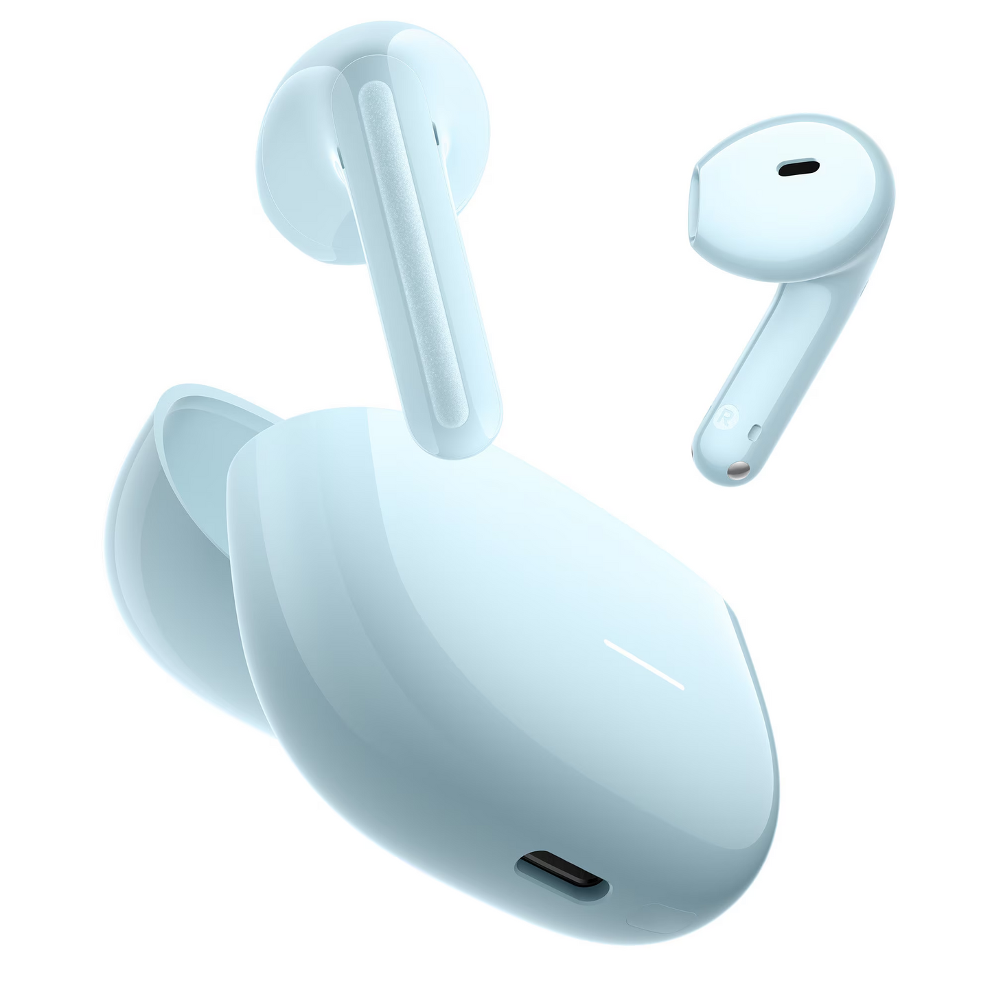 Bluetooth-håndfri Xiaomi Redmi Buds 8 Active, TWS, MultiPoint, Blå BHR08JPGL