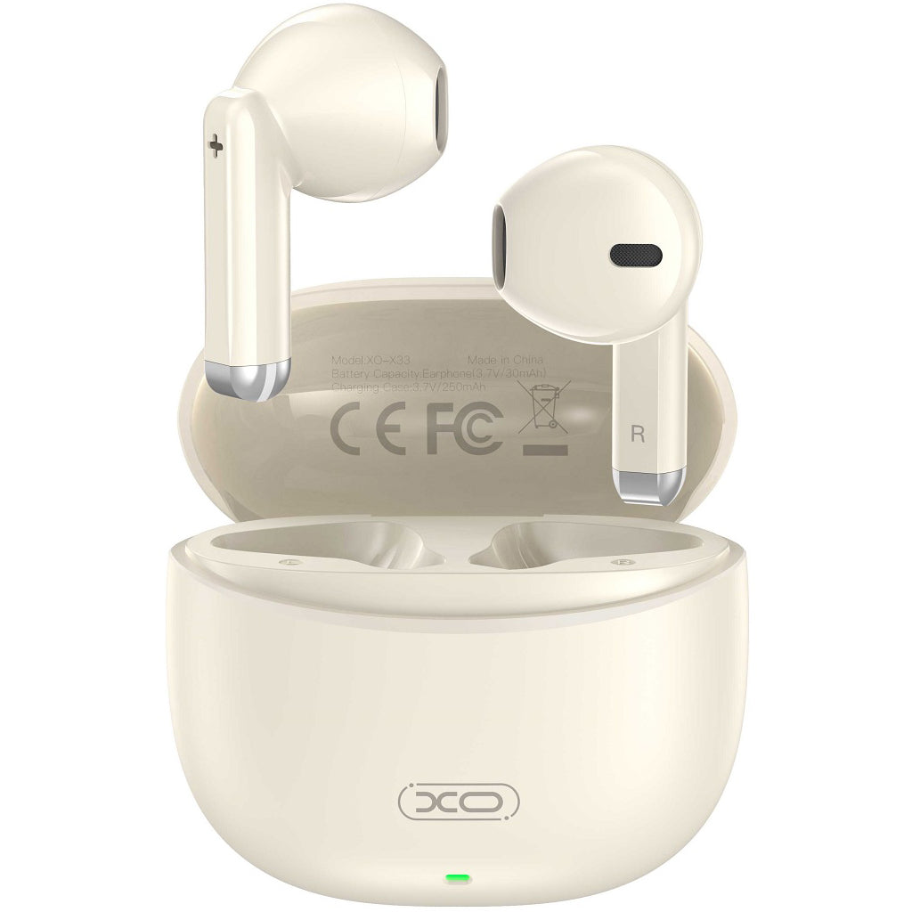 Håndfri Bluetooth XO Design X33, TWS, Beige 