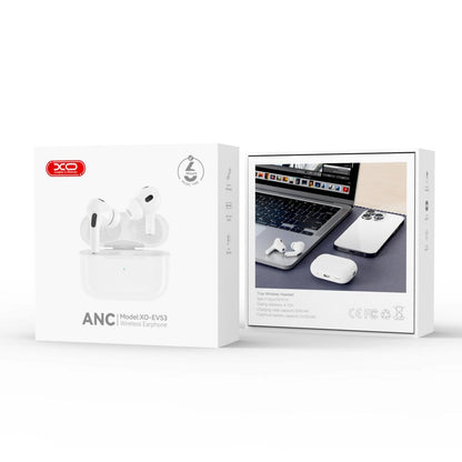 Handsfree Bluetooth XO Design EV53, TWS, ANC, Hvit