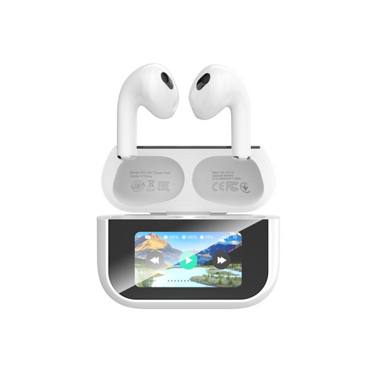 Bluetooth-håndfri XO Design X47 4. generasjon, TWS, hvit