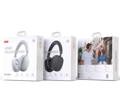 Handsfree Bluetooth XO Design BE55, A2DP, ANC, Sølv