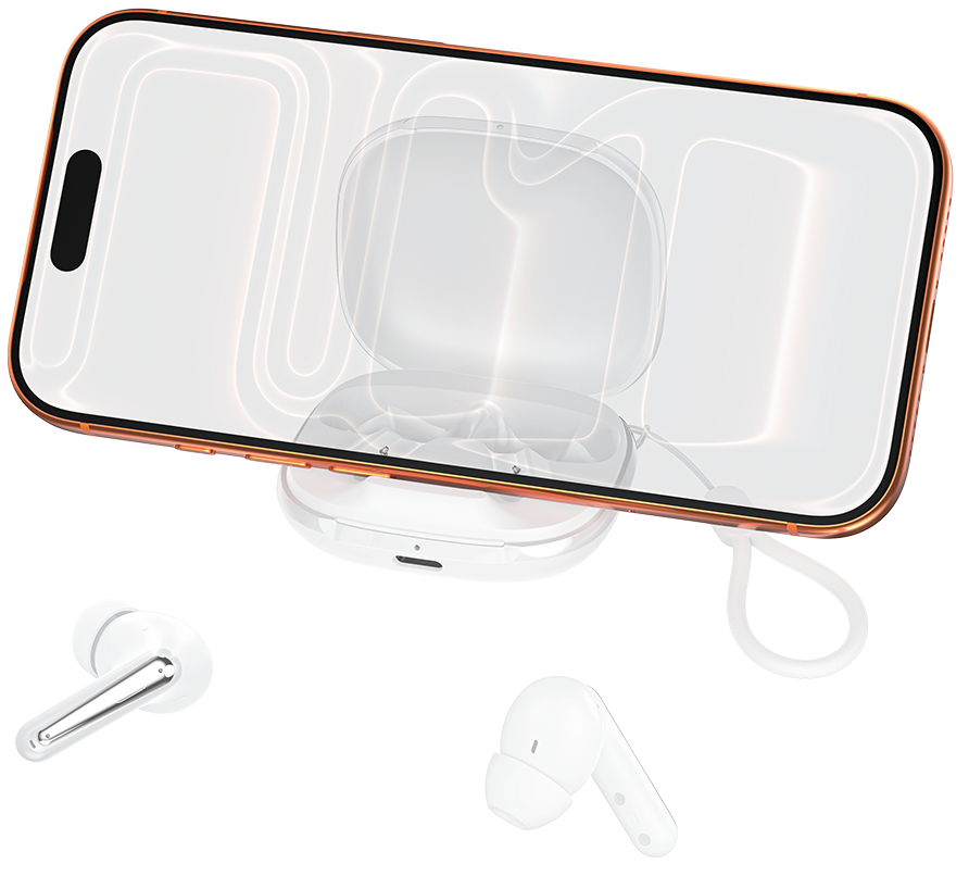 Handsfree Bluetooth XO Design G53, TWS, ANC, Hvit
