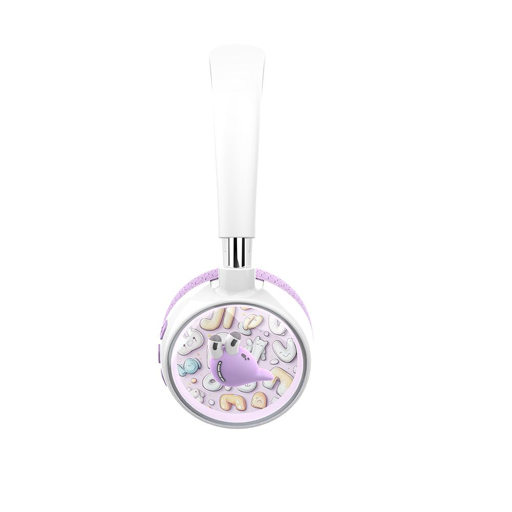 Handsfree Bluetooth XO Design BE57 Cartoon Kids, A2DP, Lilla