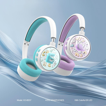 Handsfree Bluetooth XO Design BE57 Cartoon Kids, A2DP, Lilla