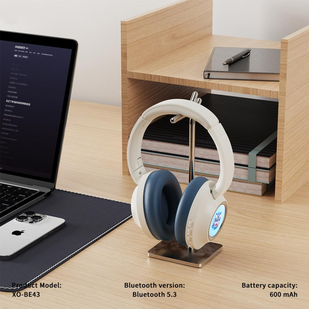 Handsfree Bluetooth XO Design BE43, A2DP, Blå
