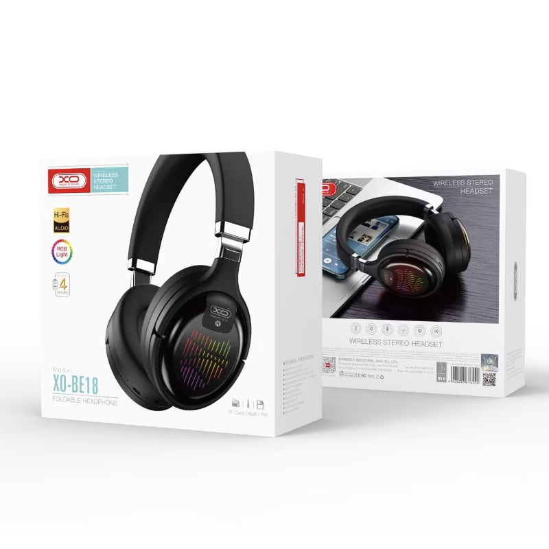 Handsfree Bluetooth XO Design BE18 Glare, A2DP, Svart