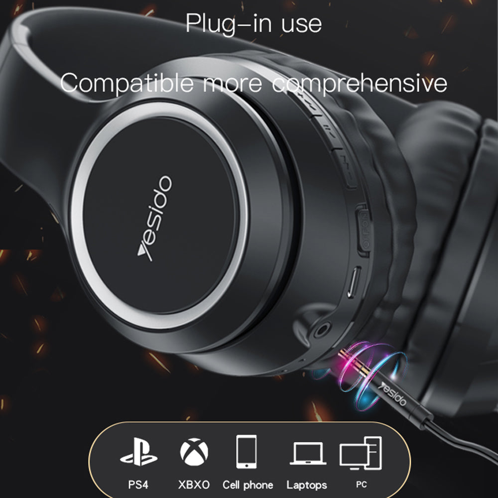 Handsfree Bluetooth Yesido EP03, A2DP, Svart