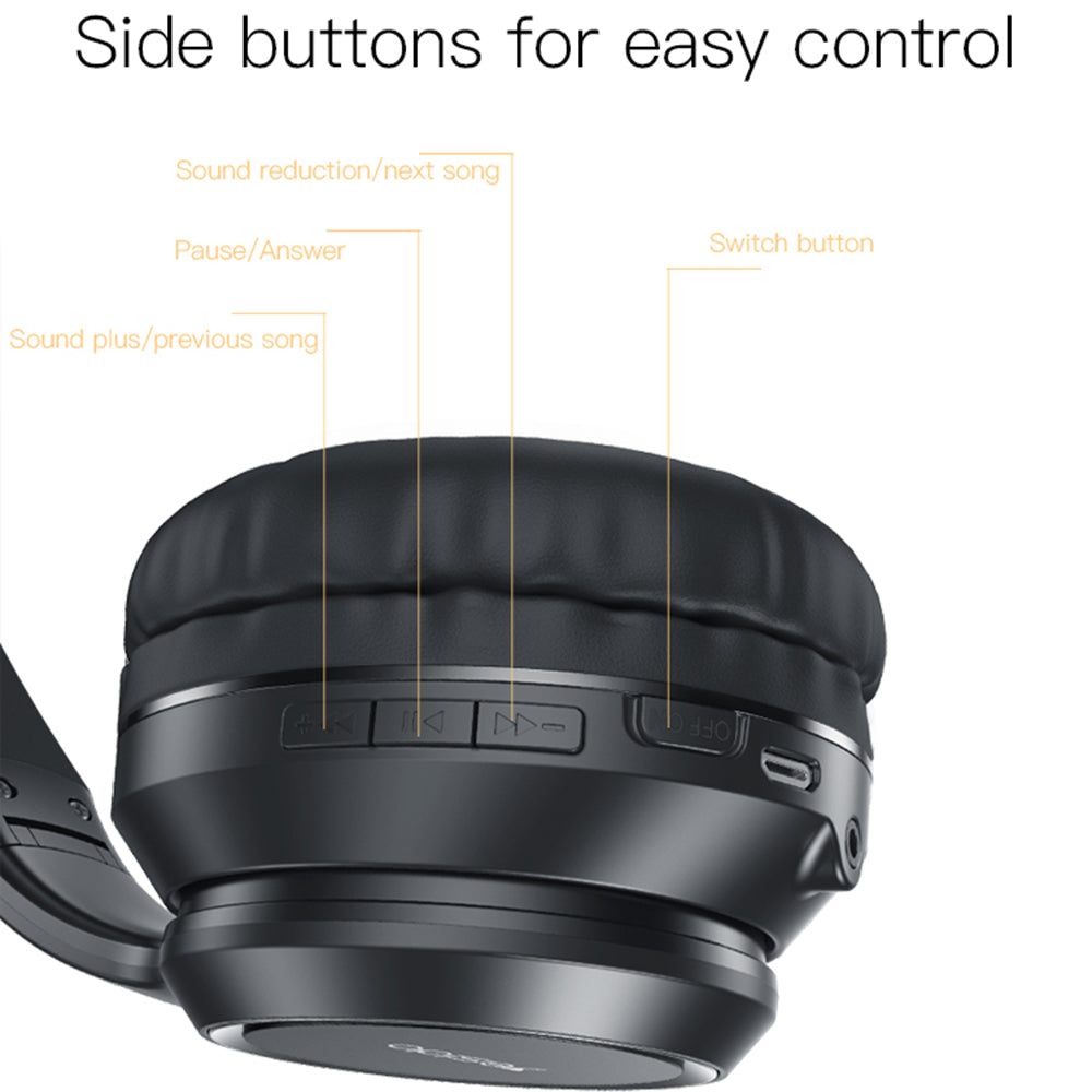 Handsfree Bluetooth Yesido EP03, A2DP, Svart