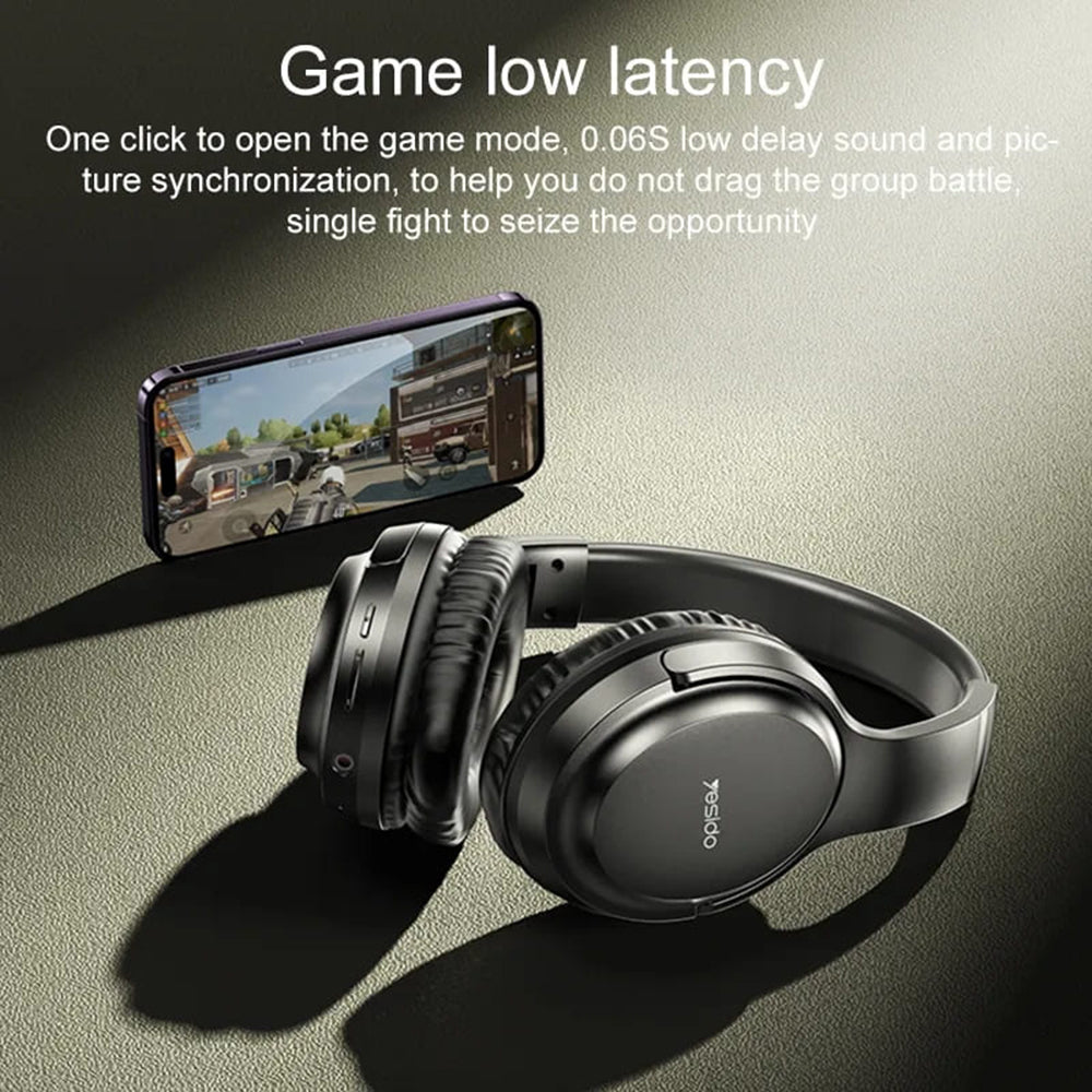 Handsfree Bluetooth Yesido EP04, A2DP, Svart